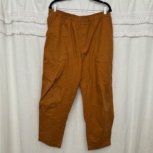 Old Navy Women's High Waisted Pulla Utility Pants Brown